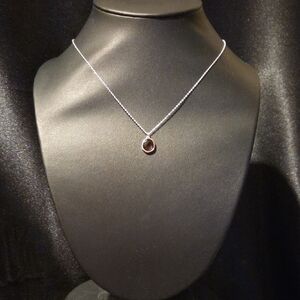 Unwritten Purple Faceted Crystal Pendant Necklace